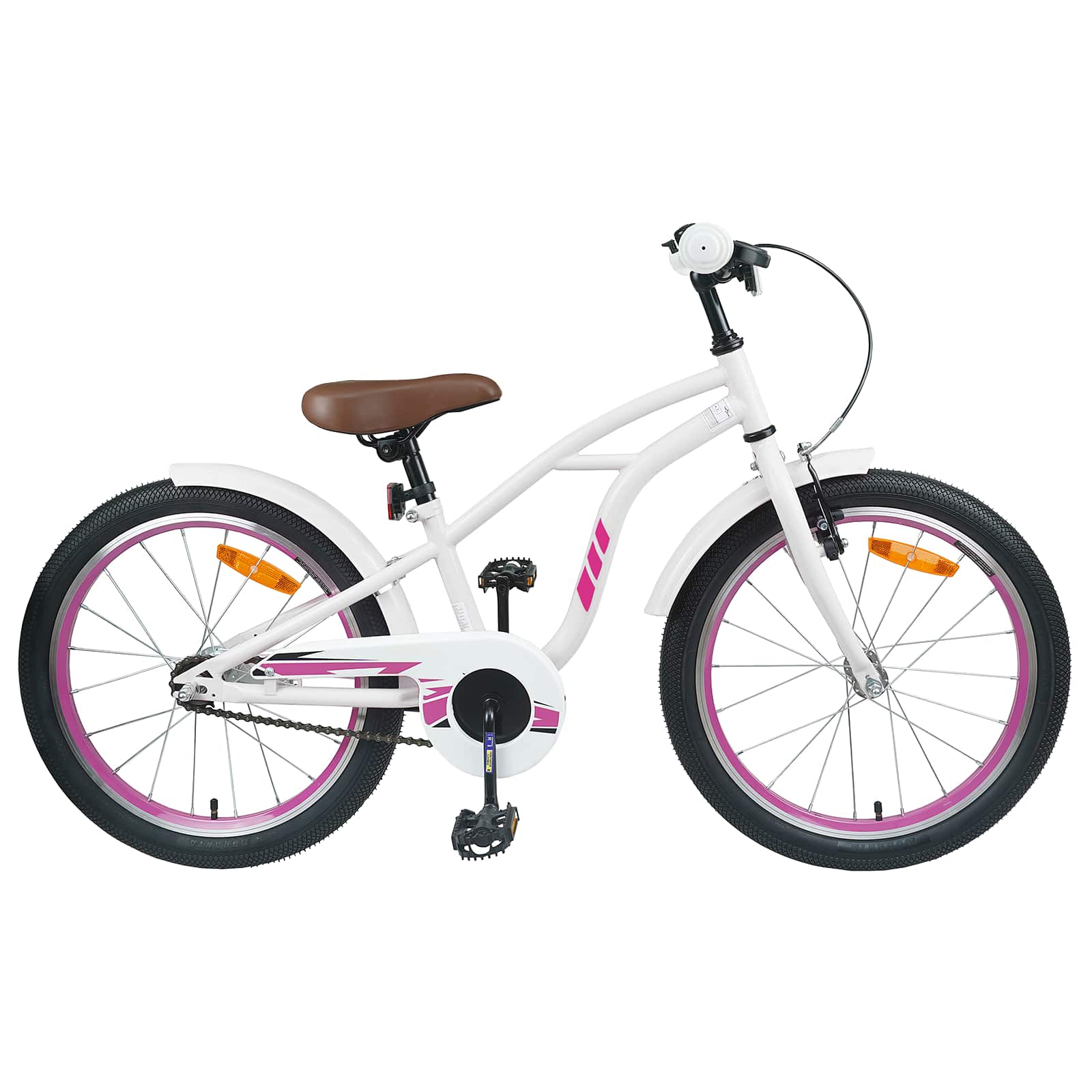 Kinderfahrrad 22 Zoll für 7-12 Jahre alt Weiß