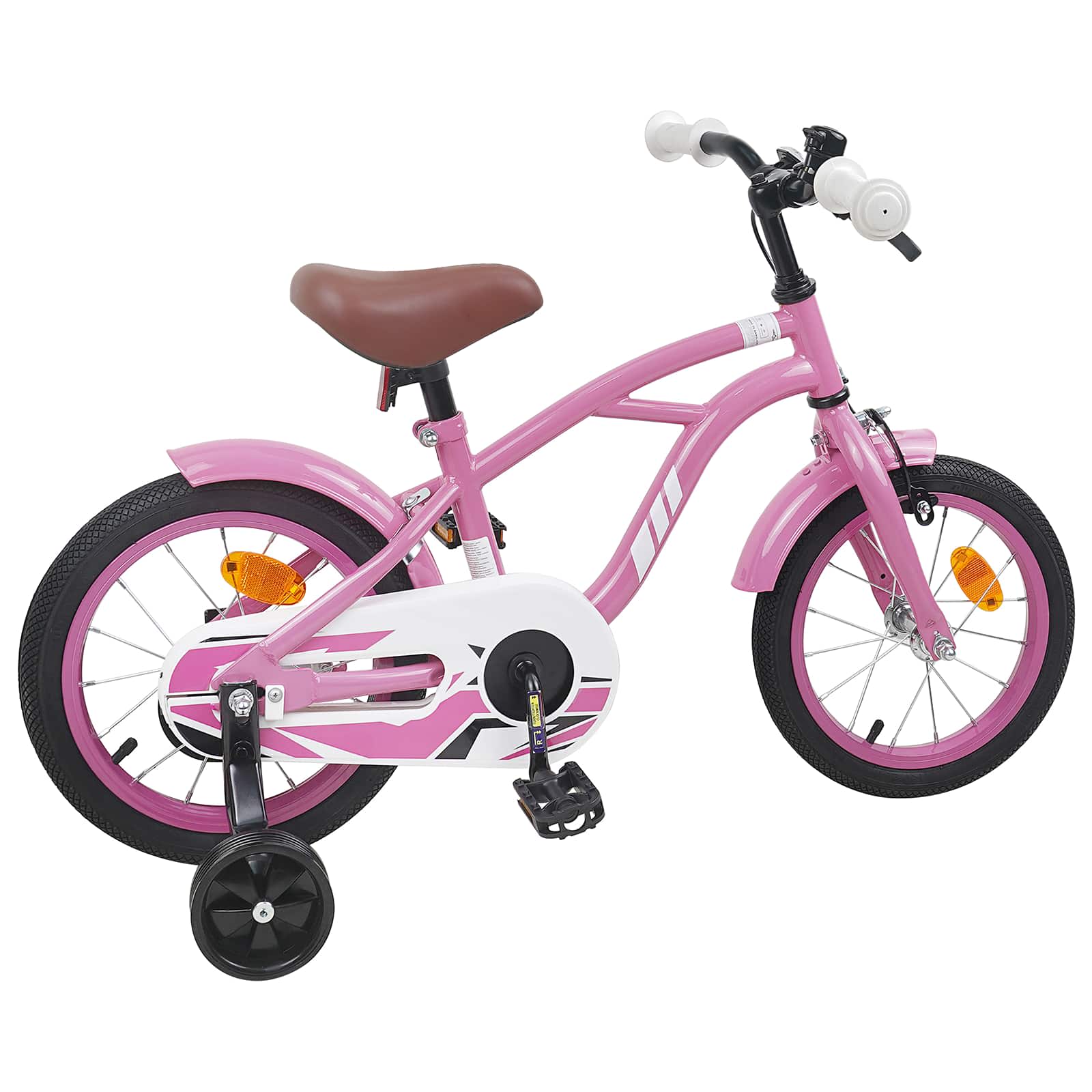 Kinderfahrrad 12 Zoll für 2-4 Jahre alt Hellrosa