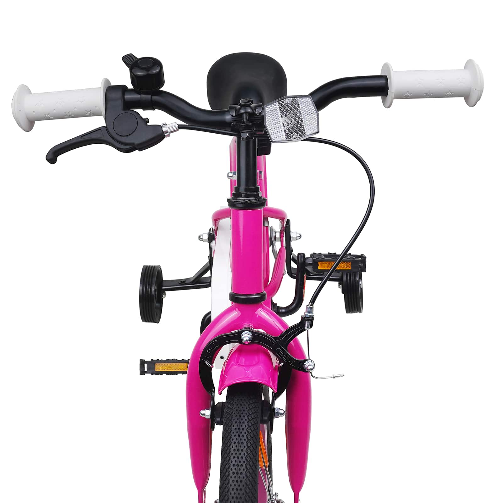 Kinderfahrrad 16 Zoll für 4-6 Jahre alt Dunkelrosa