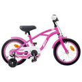 Kinderfahrrad 16 Zoll für 4-6 Jahre alt Dunkelrosa