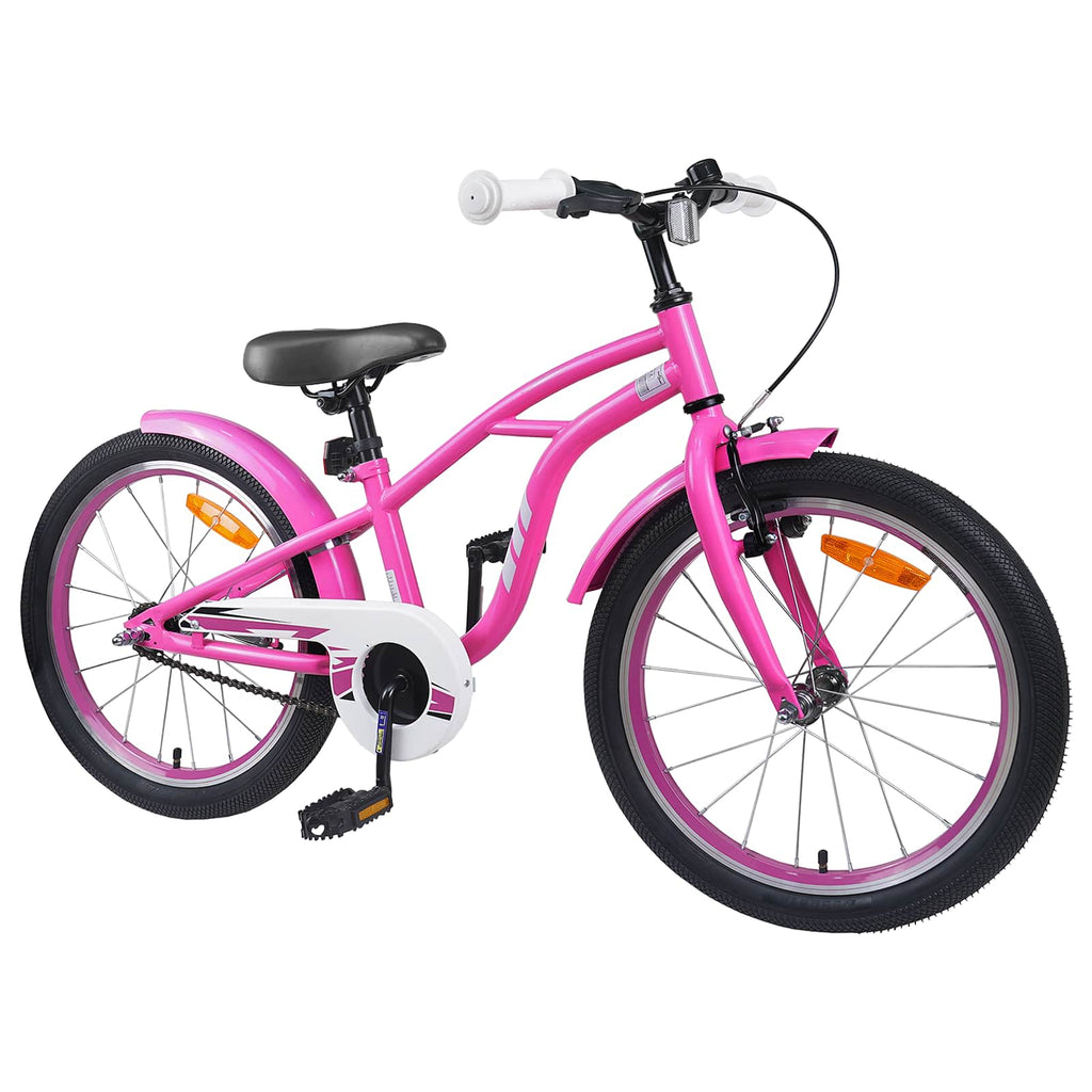Kinderfahrrad 20 Zoll für 6-11 Jahre alt Dunkelrosa