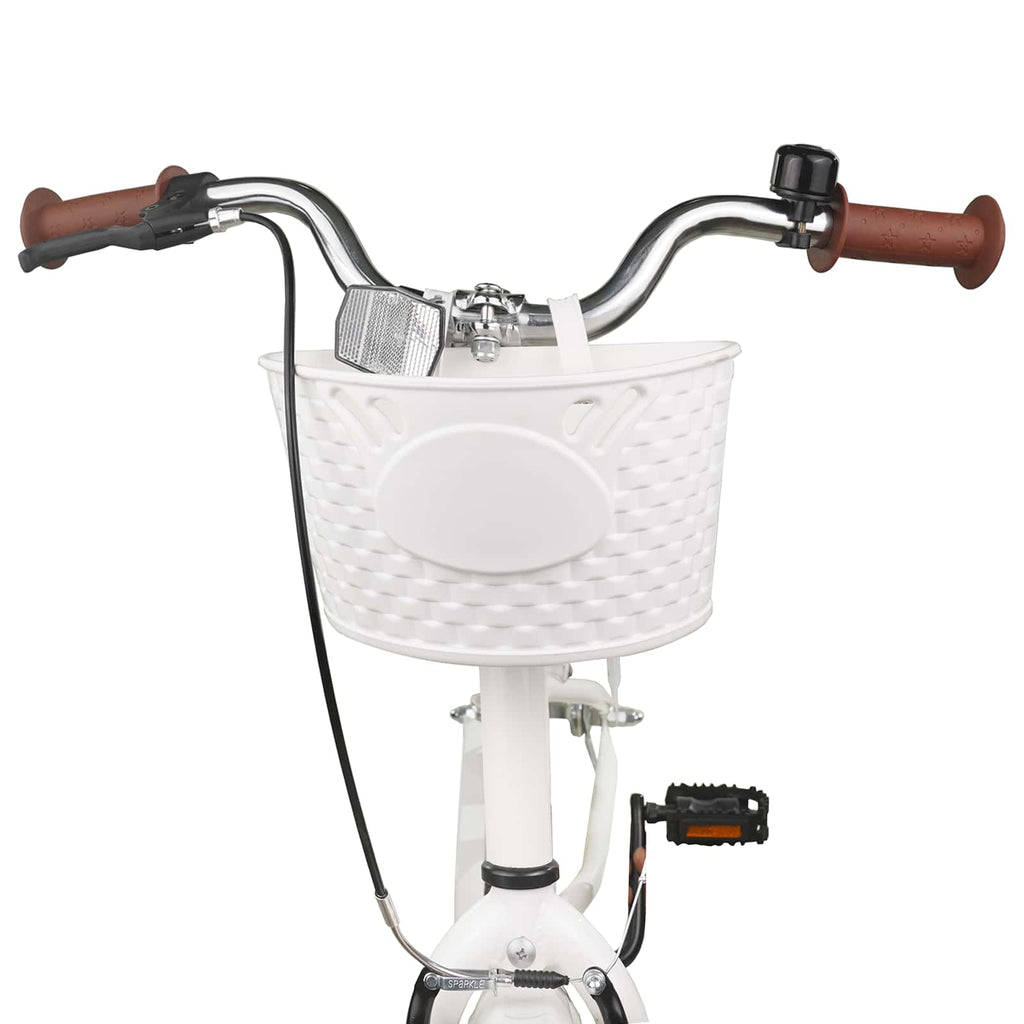 Kinderfahrrad 20 Zoll 6-11 Weiß