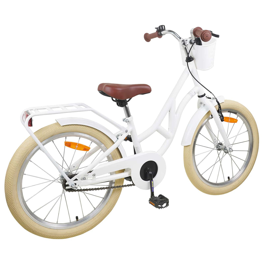 Kinderfahrrad 24 Zoll für 8-12 Jahre alt Weiß