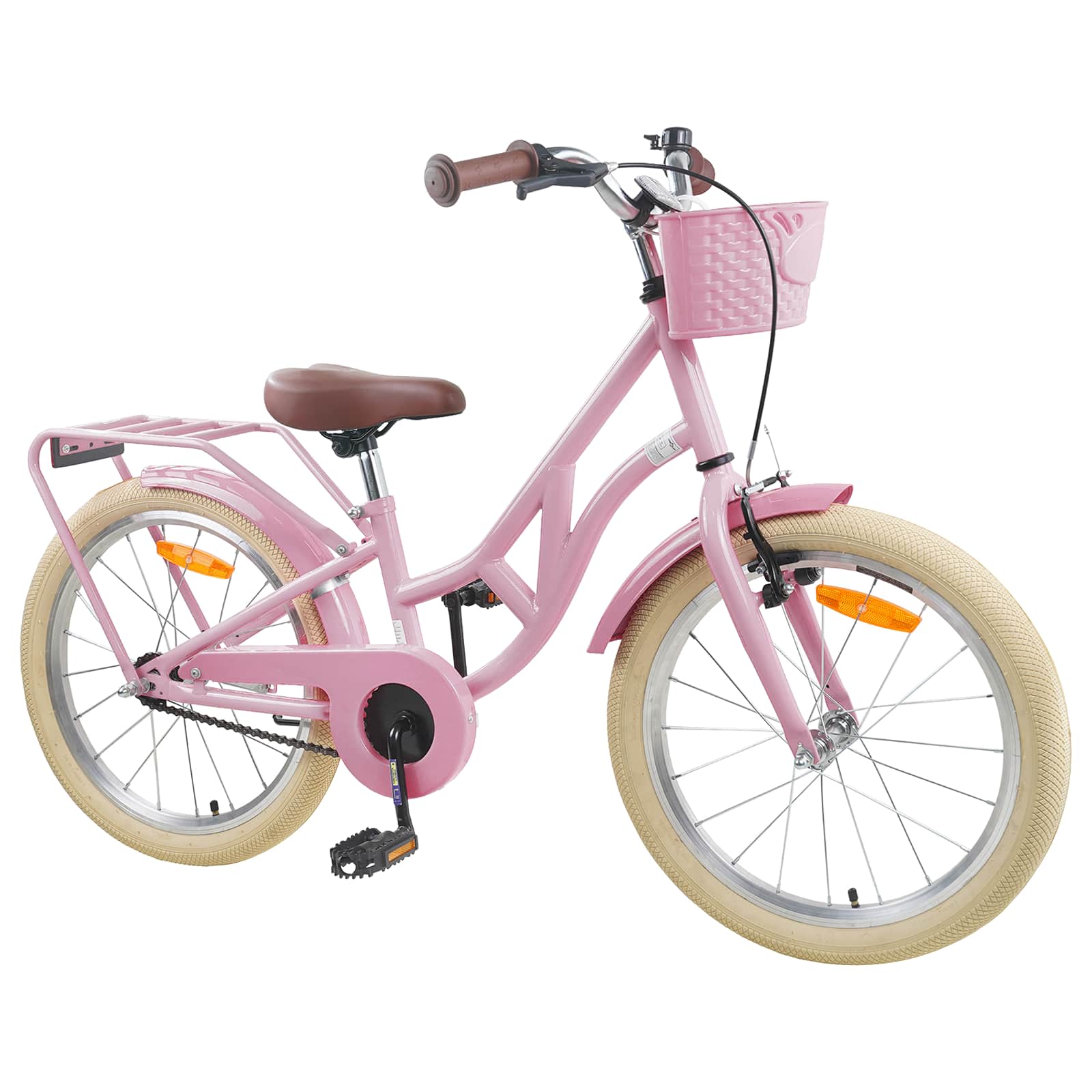 Kinderfahrrad 24 Zoll für 8-12 Jahre alt Hellrosa
