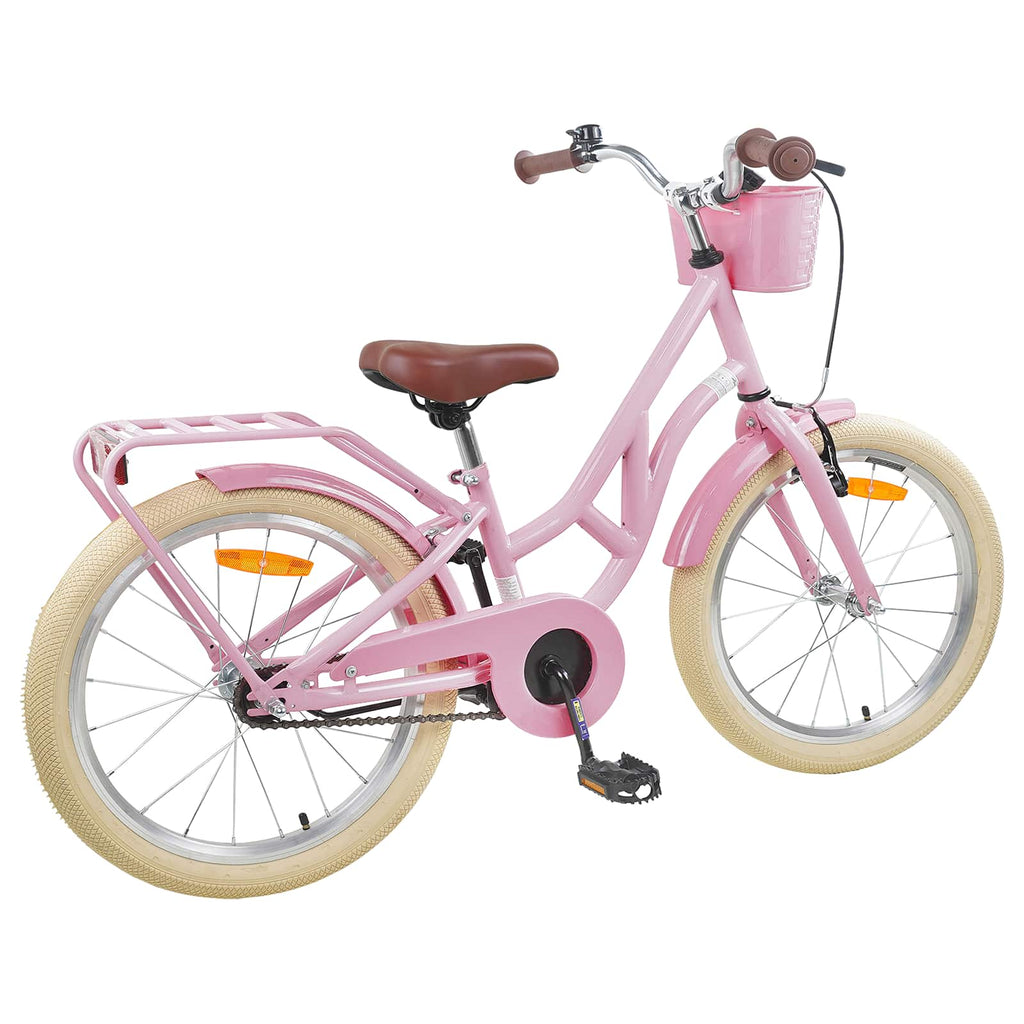 Kinderfahrrad 24 Zoll für 8-12 Jahre alt Hellrosa