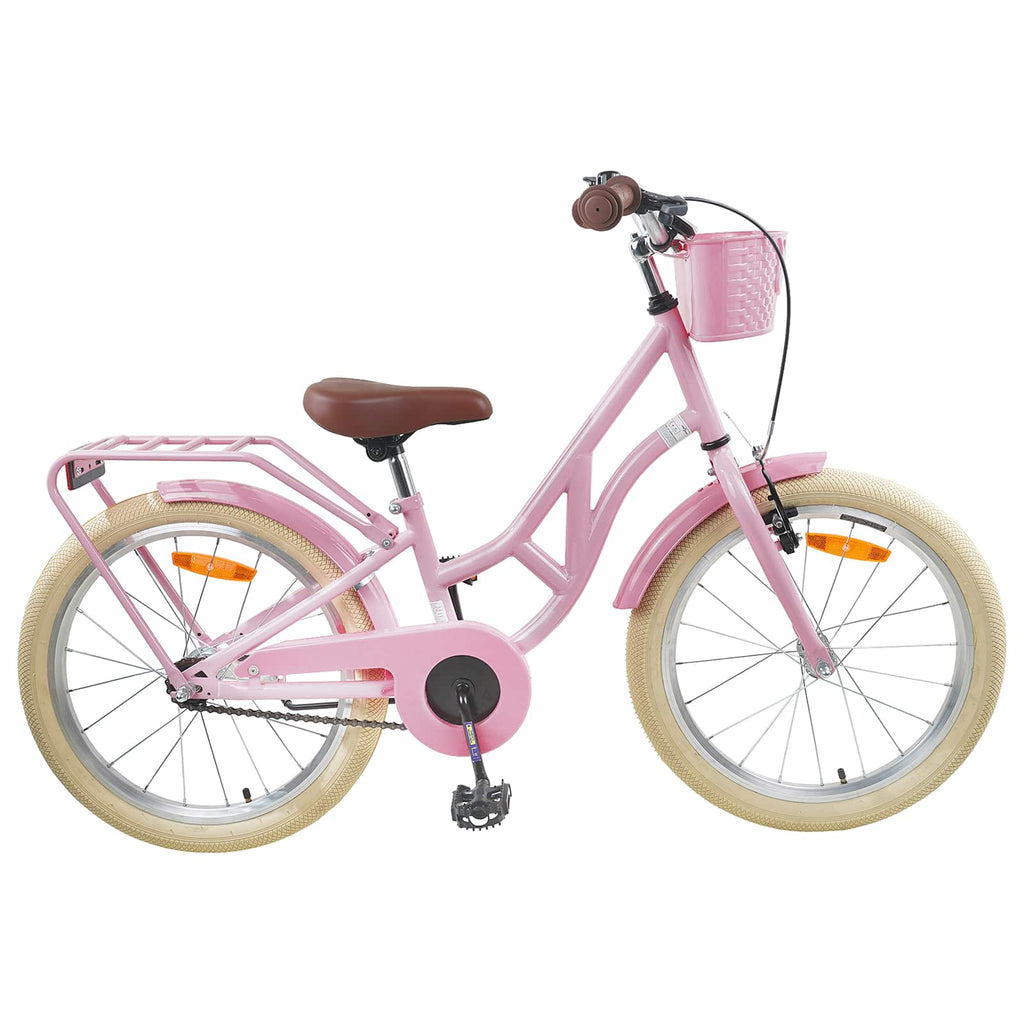 Kinderfahrrad 24 Zoll für 8-12 Jahre alt Hellrosa