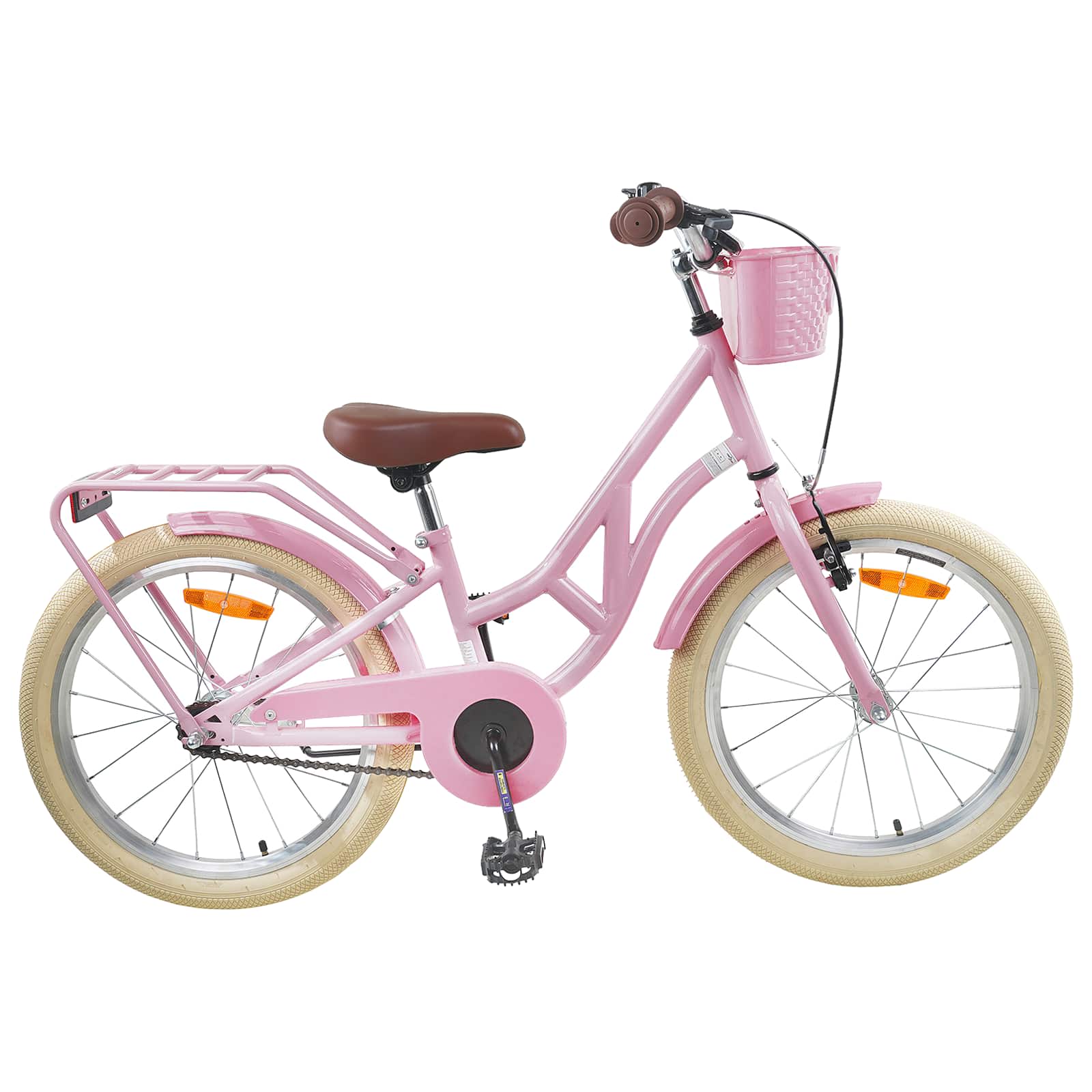 Kinderfahrrad 24 Zoll für 8-12 Jahre alt Hellrosa