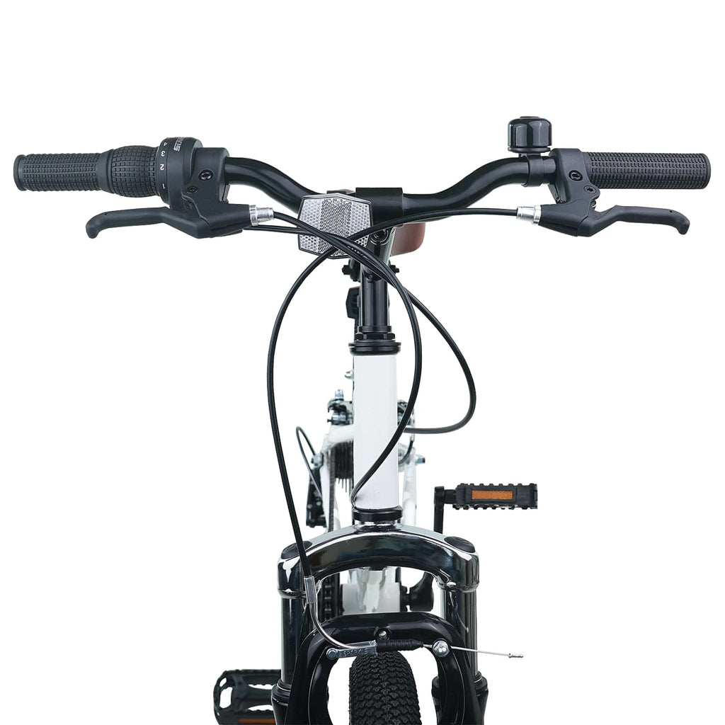 Mountainbike 20 Zoll 6-Geschwindigkeit für 5-8 Jahre alt Weiß