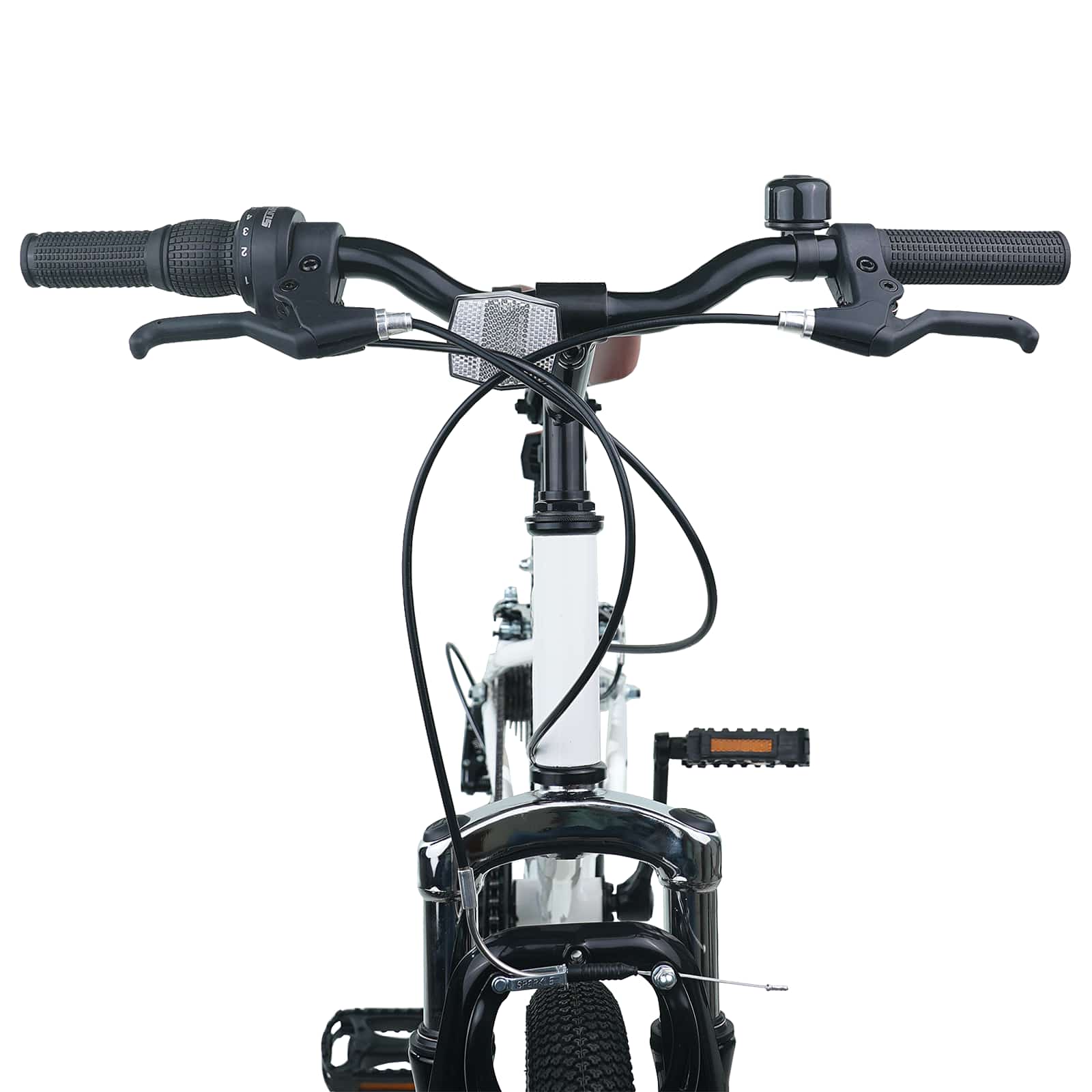 Mountainbike 20 Zoll 6-Geschwindigkeit für 5-8 Jahre alt Weiß
