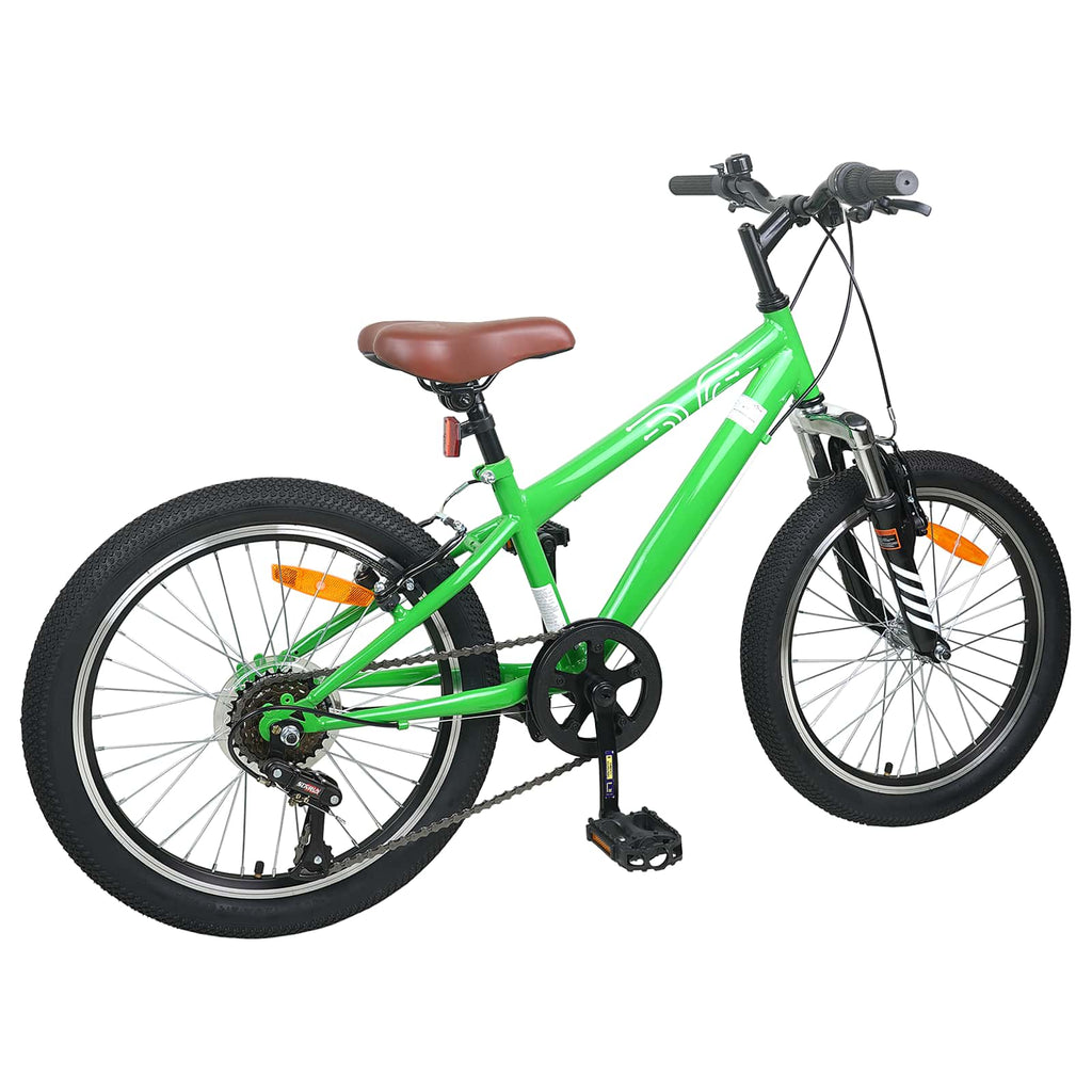 Mountainbike 20 Zoll 6-Geschwindigkeit für 5-8 Jahre alt Grün