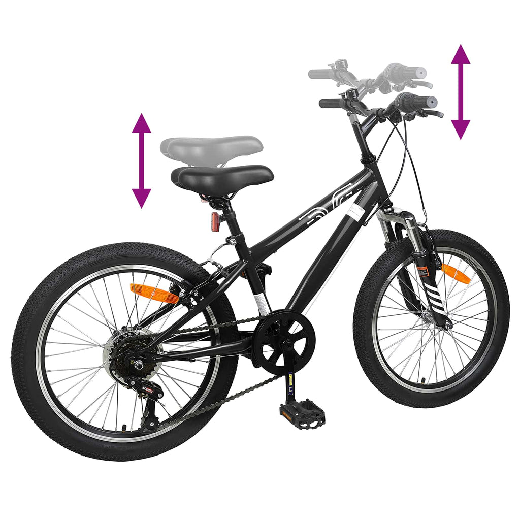 Mountainbike 24 Zoll 6-Geschwindigkeit für 8-12 Jahre alt