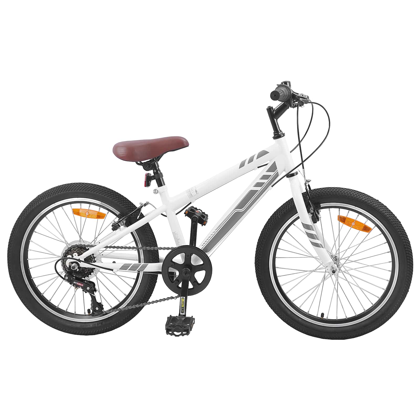 Mountainbike 20 Zoll 6-Speed für 5-8 Jahre alt Weiß