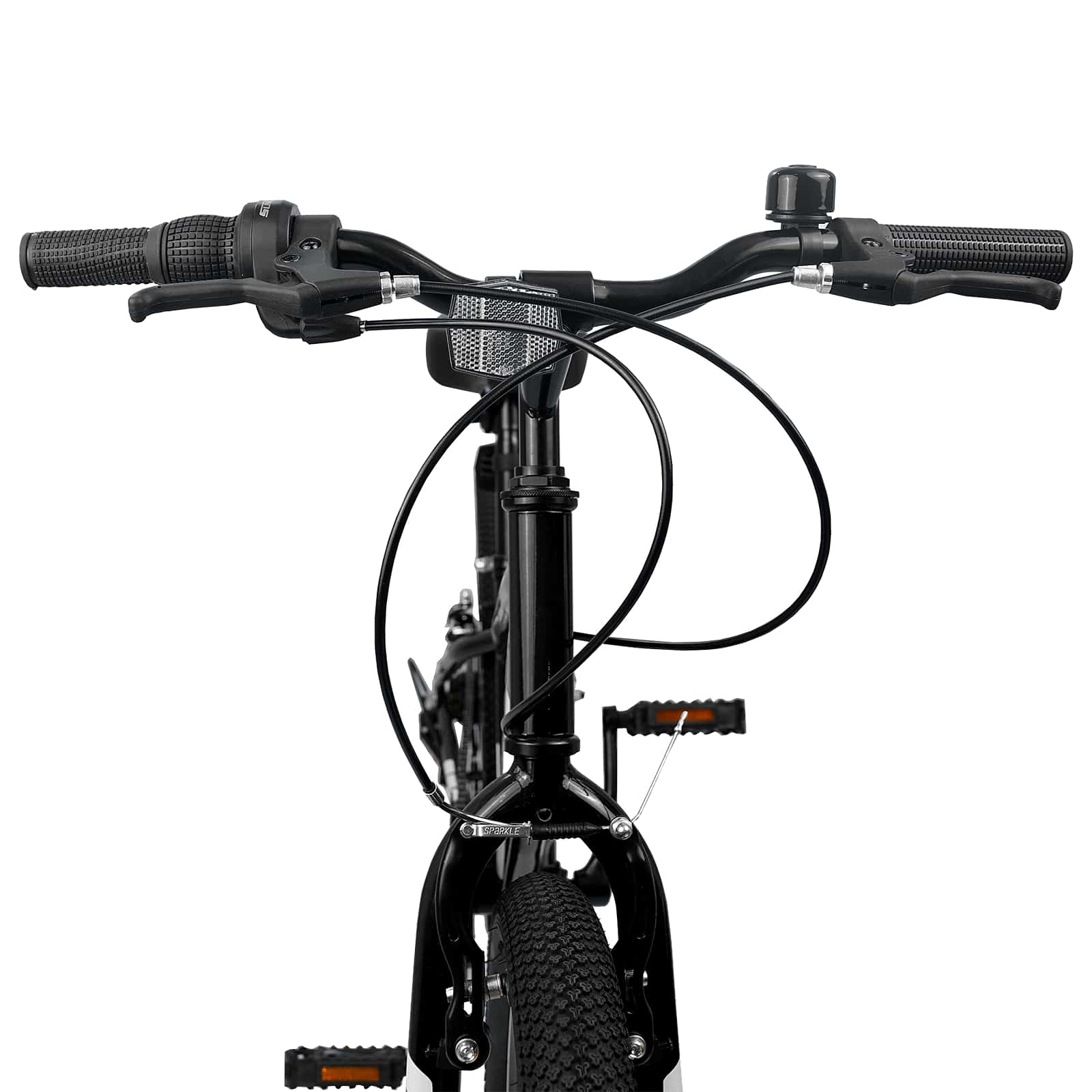 Mountainbike 24 Zoll 6-Speed für 8-12 Jahre Schwarz