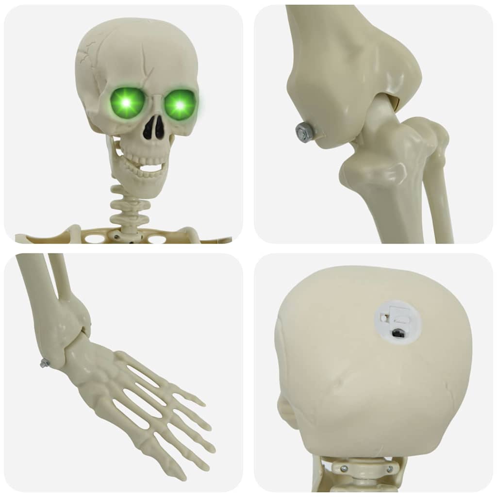 Halloween Skelett Weiß 155 x 38,5 cm Polypropylen