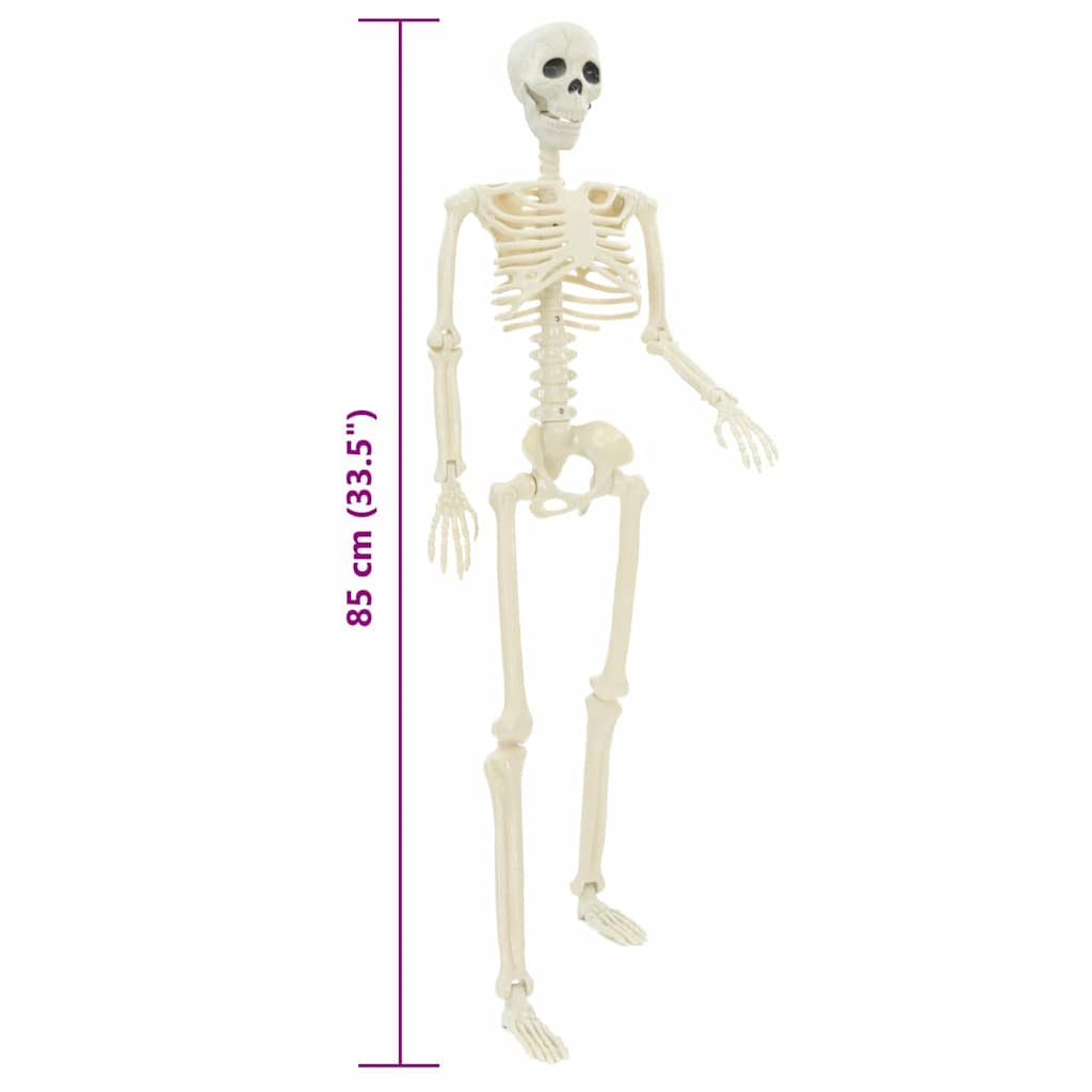 Halloween Skelett 2 pcs Weiß 85 cm Polypropylen