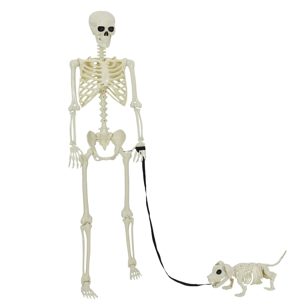 Halloween Dekoskelett 2 pcs Weiß Polypropylen
