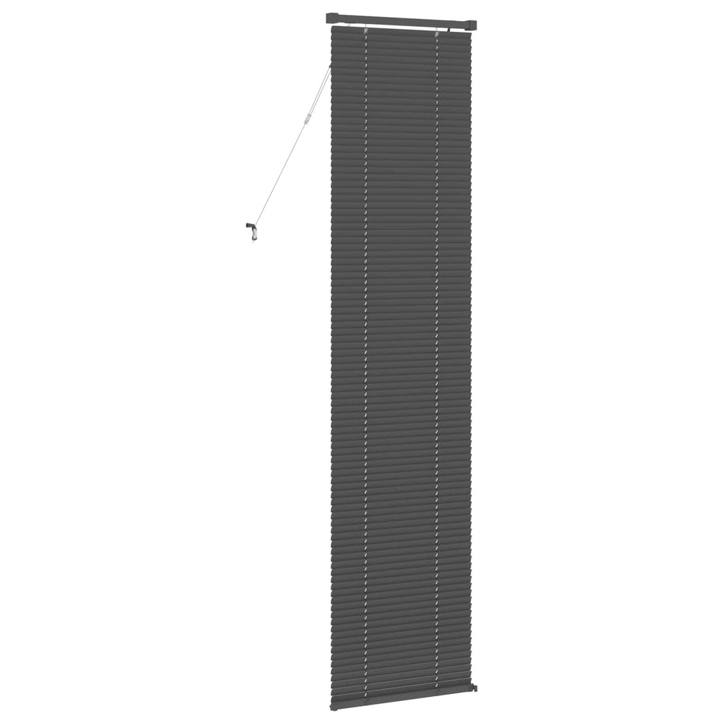 Jalousie Silber Grau 213 x 60 cm 25 mm PVC