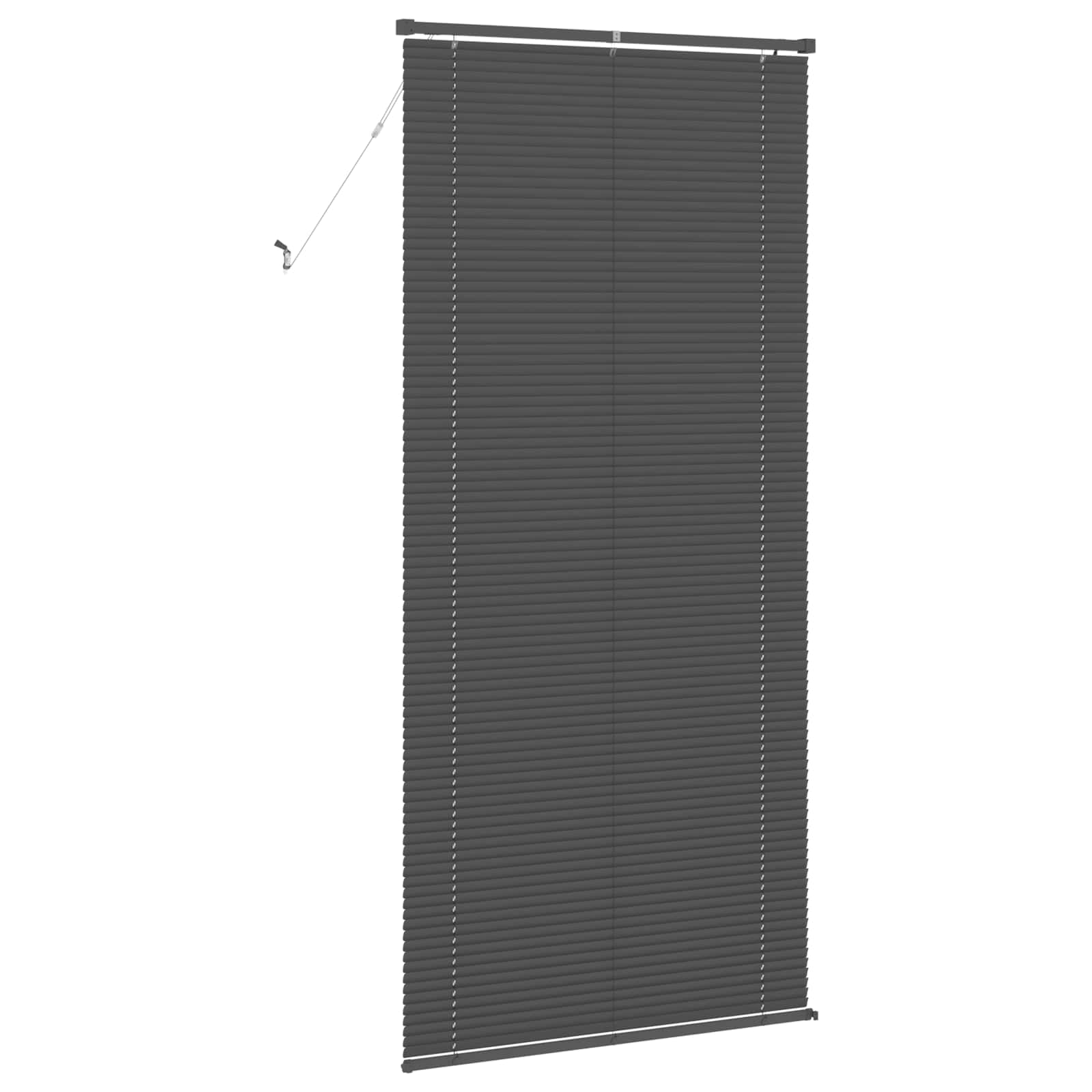 Jalousie Silber Grau 213 x 100 cm 25 mm PVC