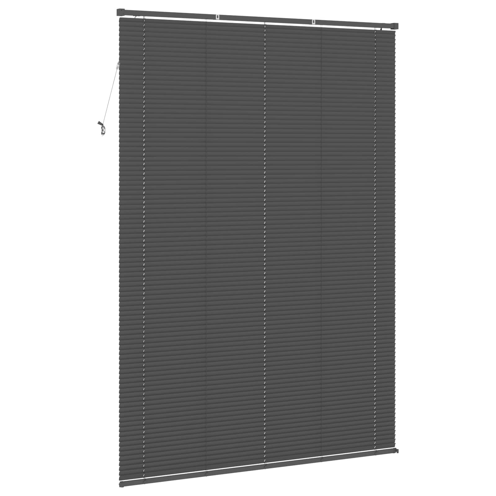 Jalousie Silber Grau 213 x 140 cm 25 mm PVC