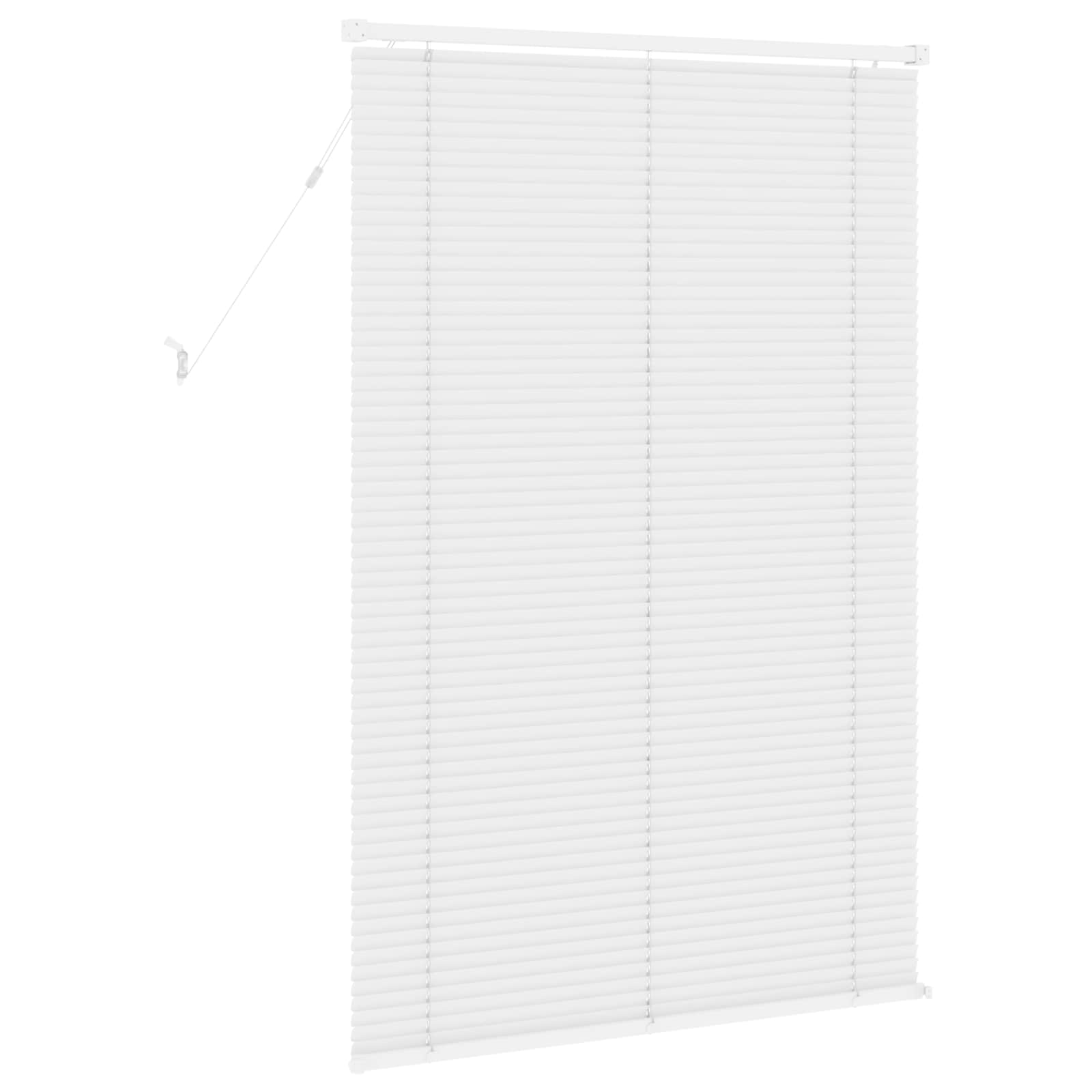 Jalousie Weiß 150 x 90 cm 25 mm PVC