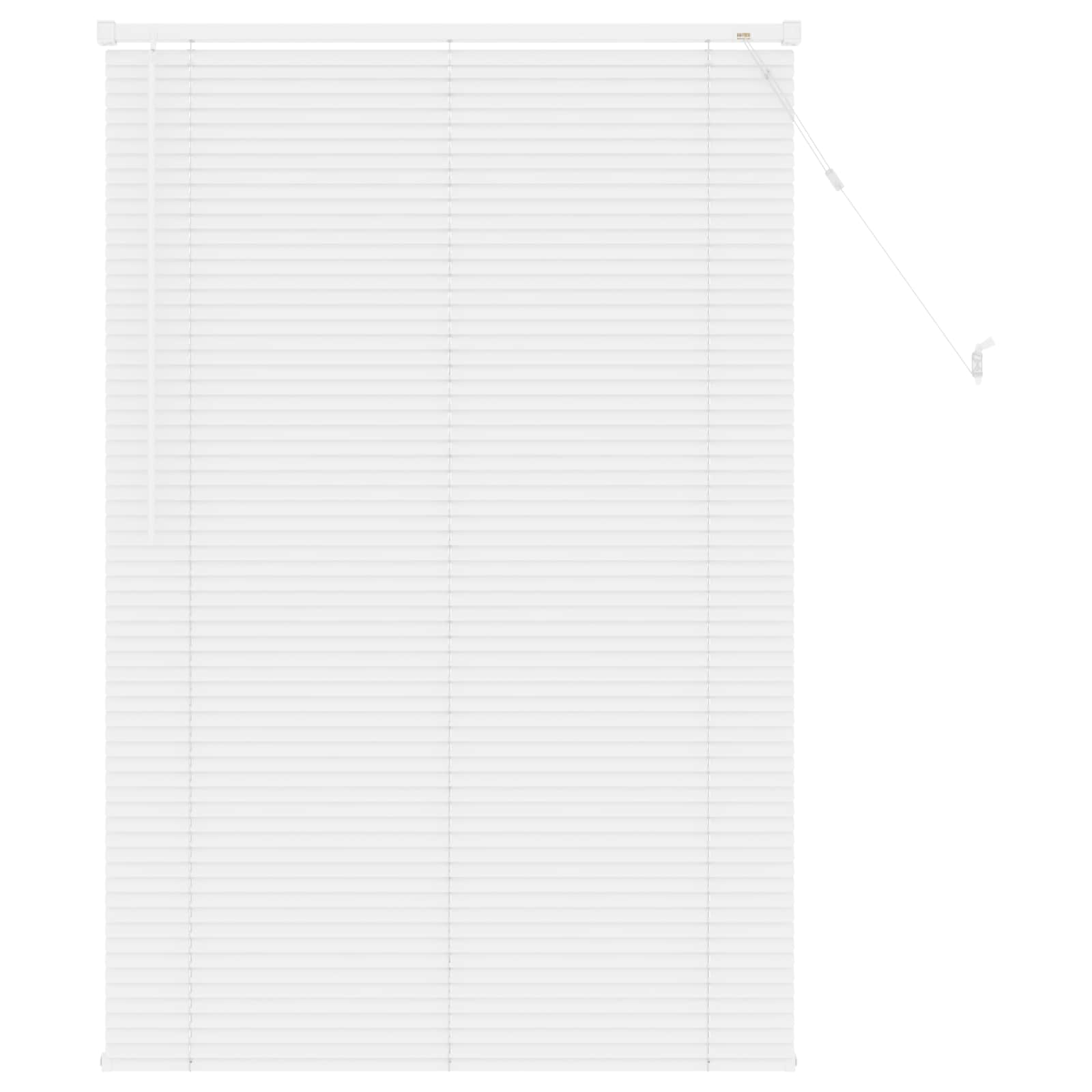 Jalousie Weiß 150 x 90 cm 25 mm PVC