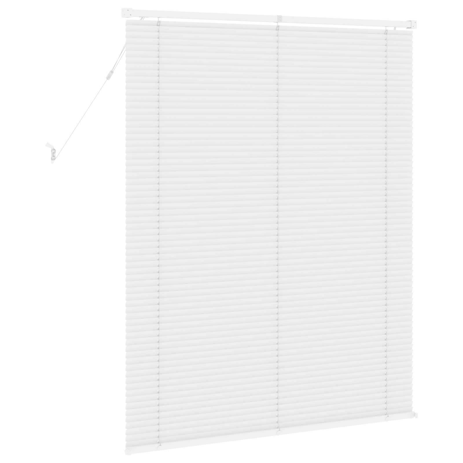 Jalousie Weiß 150 x 120 cm 25 mm PVC