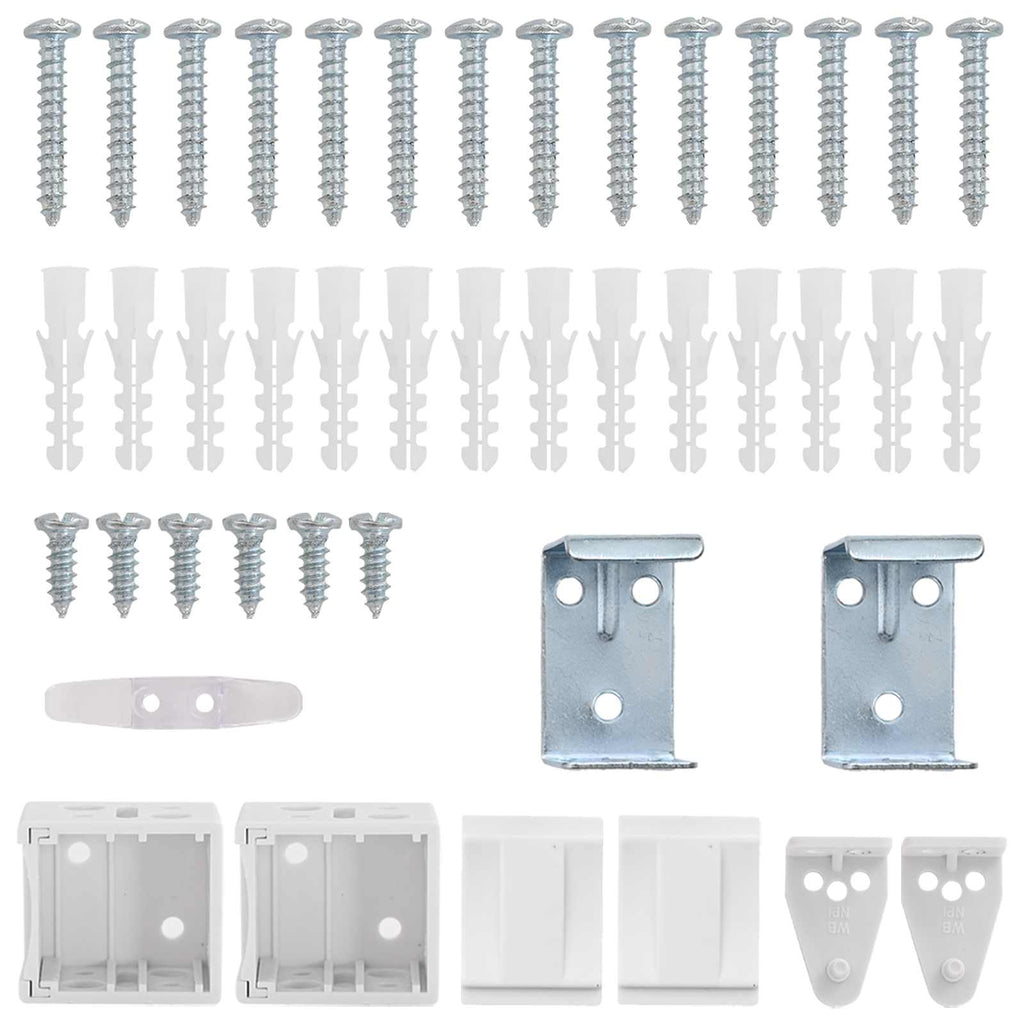 Jalousie Weiß 150 x 130 cm 25 mm PVC