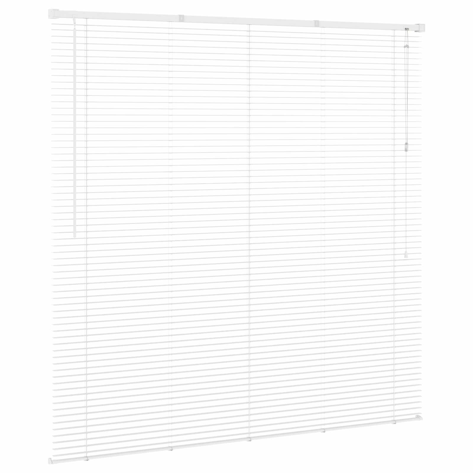 Jalousie Weiß 150 x 160 cm 25 mm PVC