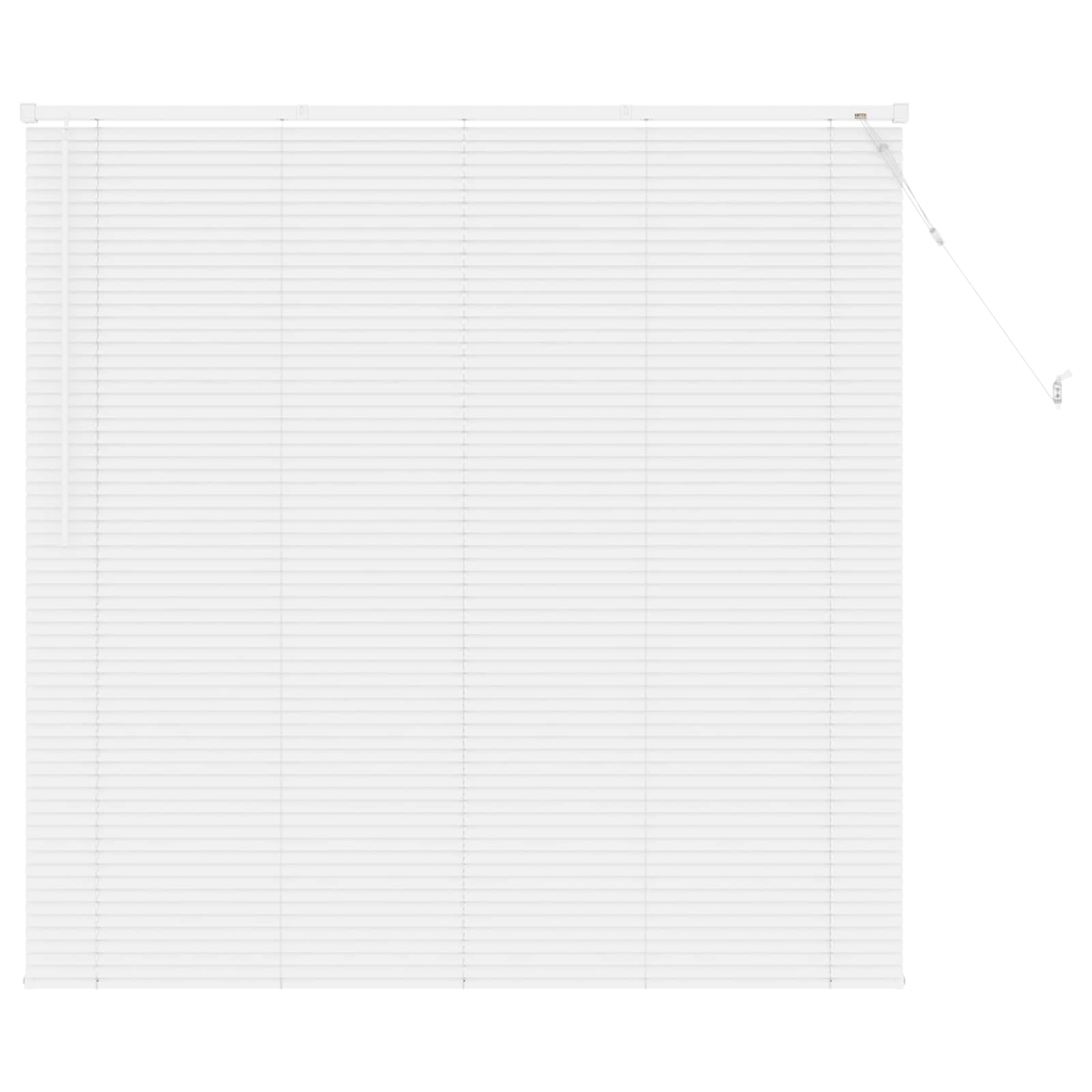 Jalousie Weiß 150 x 160 cm 25 mm PVC