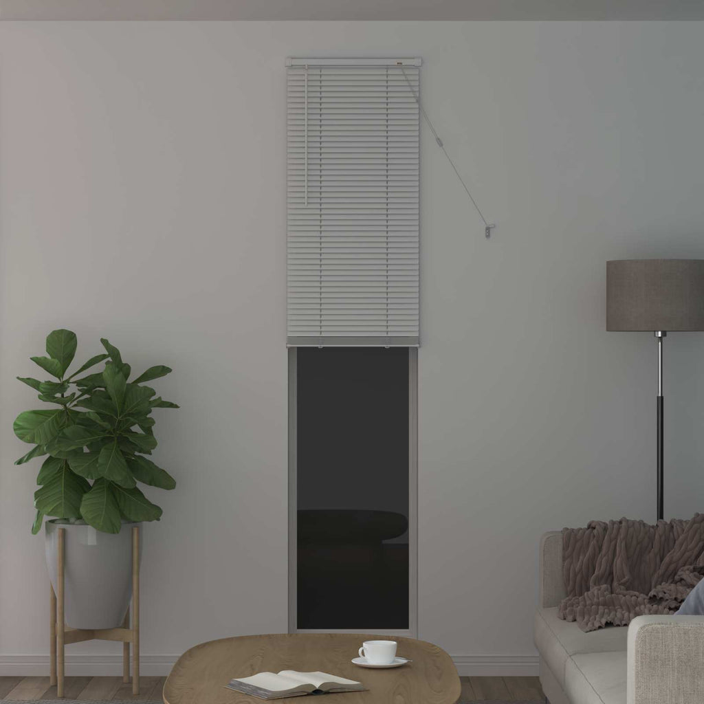 Jalousie Weiß 213 x 60 cm 25 mm PVC