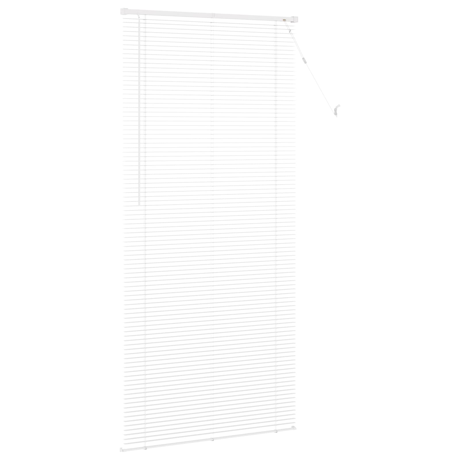 Jalousie Weiß 213 x 80 cm 25 mm PVC
