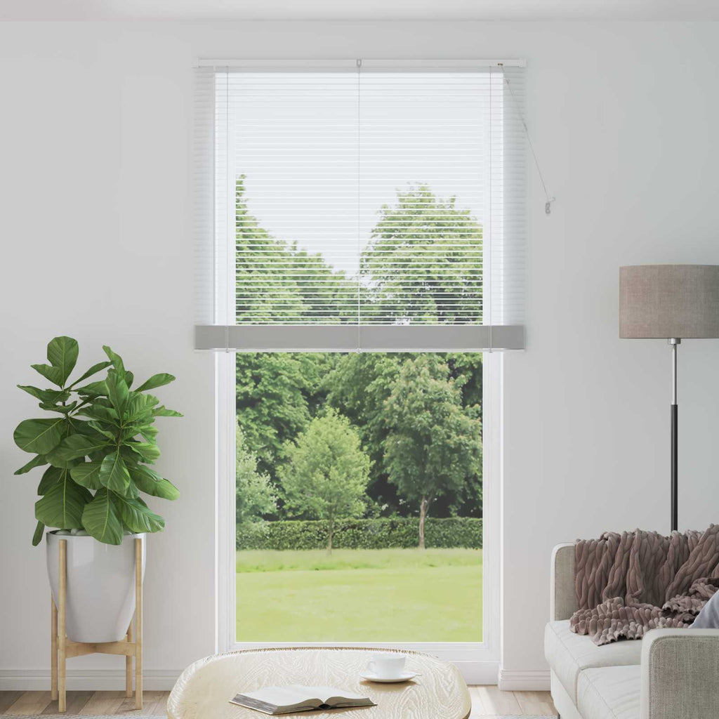 Jalousie Weiß 213 x 120 cm 25 mm PVC