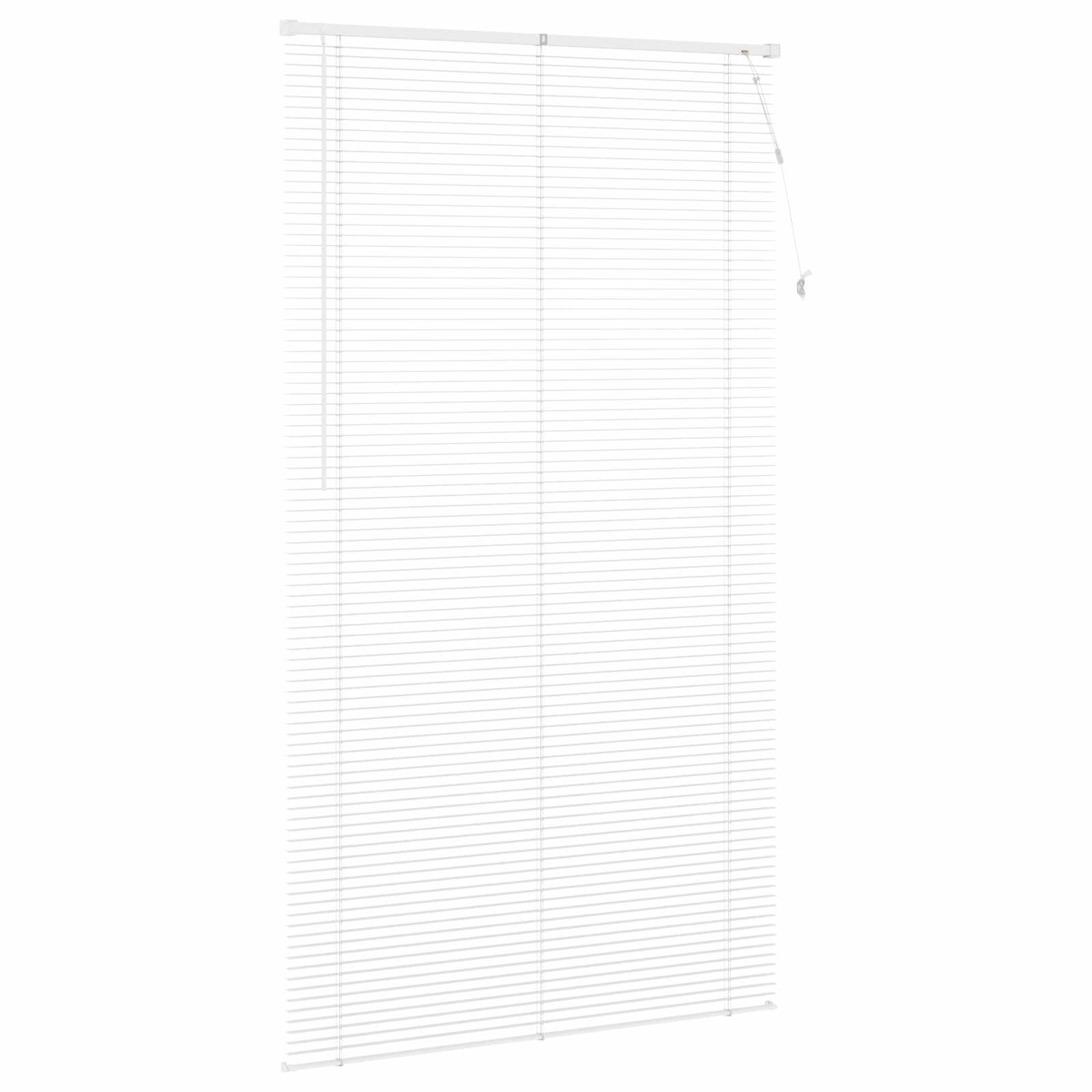 Jalousie Weiß 213 x 120 cm 25 mm PVC