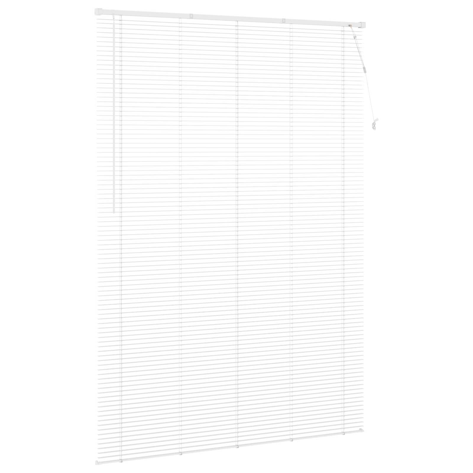 Jalousie Weiß 213 x 130 cm 25 mm PVC