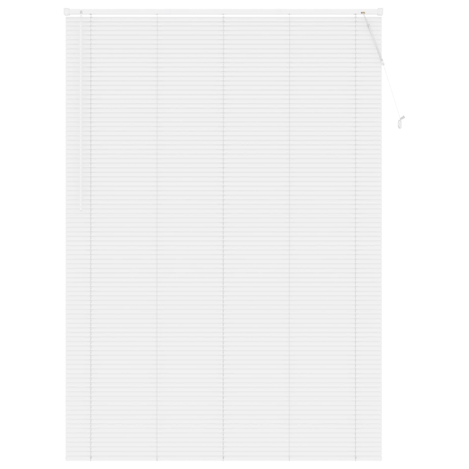 Jalousie Weiß 213 x 130 cm 25 mm PVC