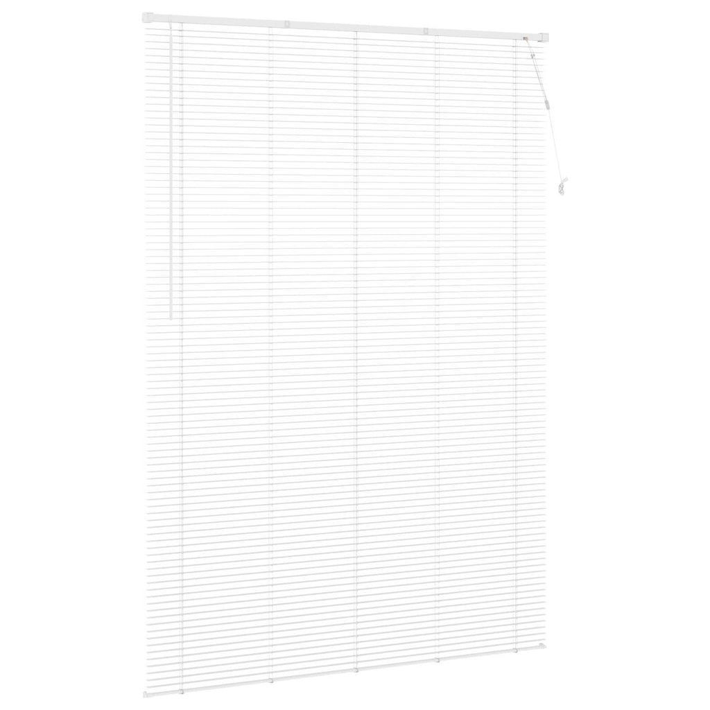 Jalousie Weiß 213 x 140 cm 25 mm PVC