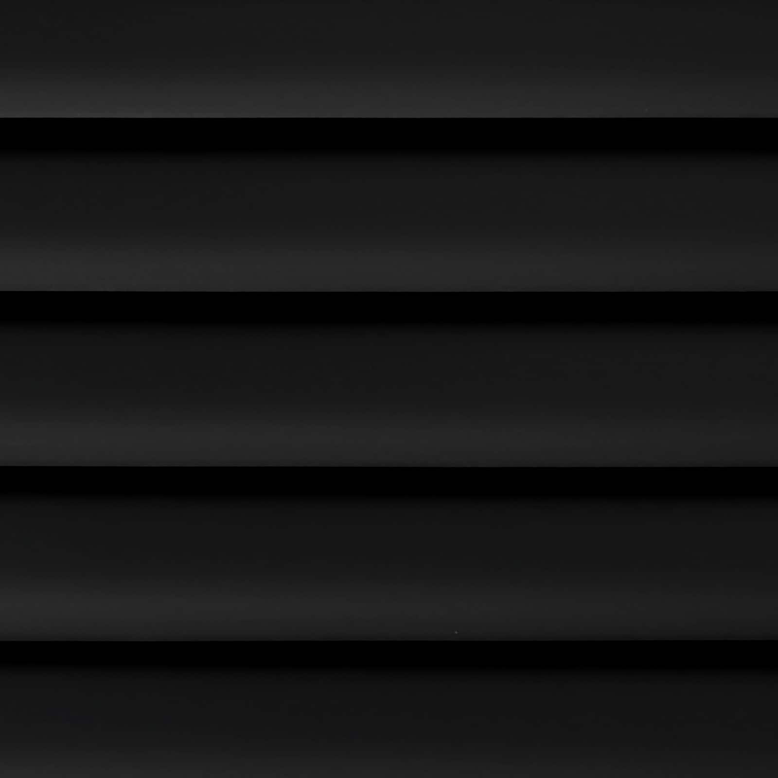 Jalousie Schwarz 150 x 160 cm 25 mm PVC