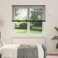 Jalousie Schwarz 150 x 160 cm 25 mm PVC