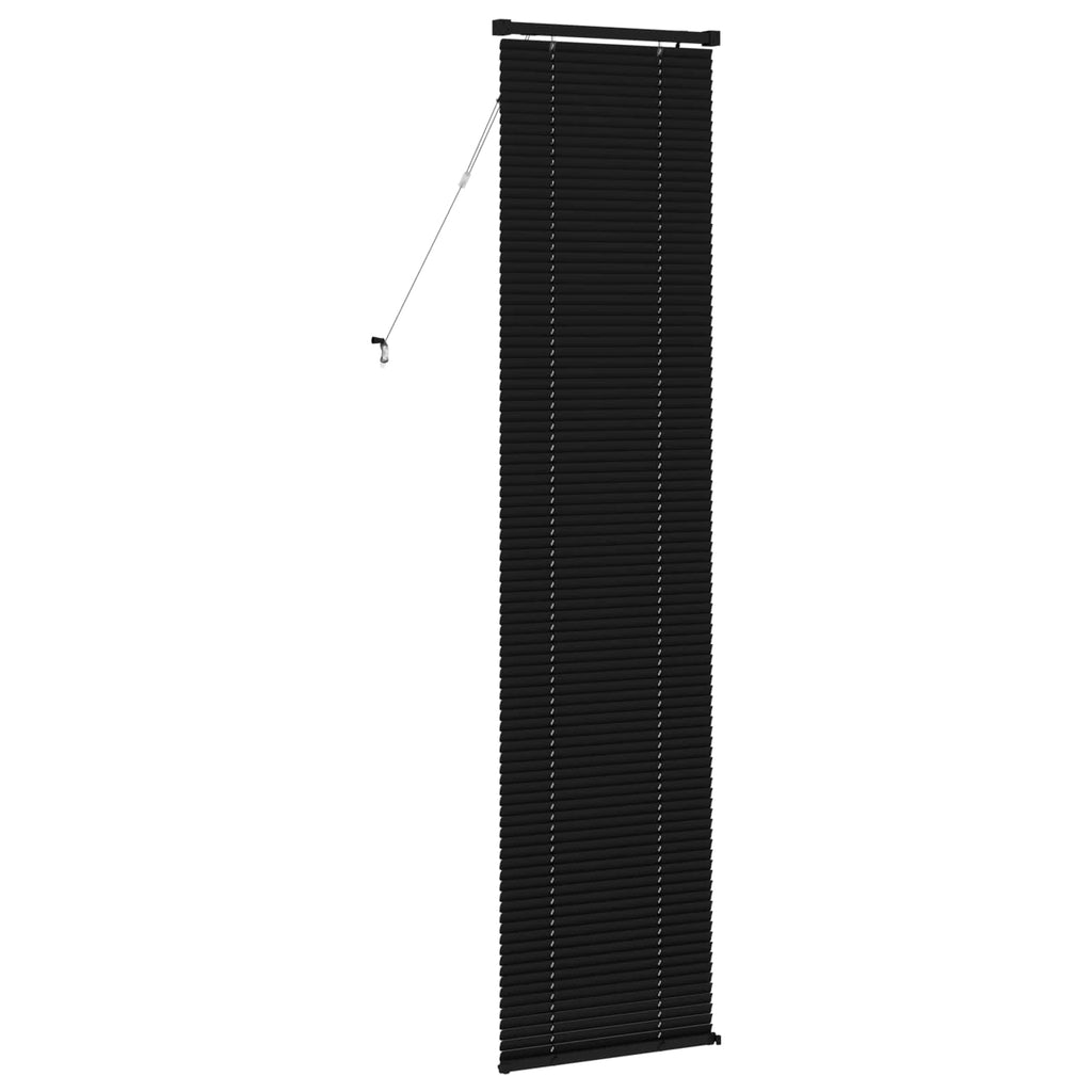 Jalousie Schwarz 213 x 40 cm 25 mm PVC
