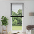 Jalousie Schwarz 213 x 70 cm 25 mm PVC