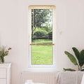 Jalousie Hellbraun mit Muster 150 x 40 cm 25 mm PVC