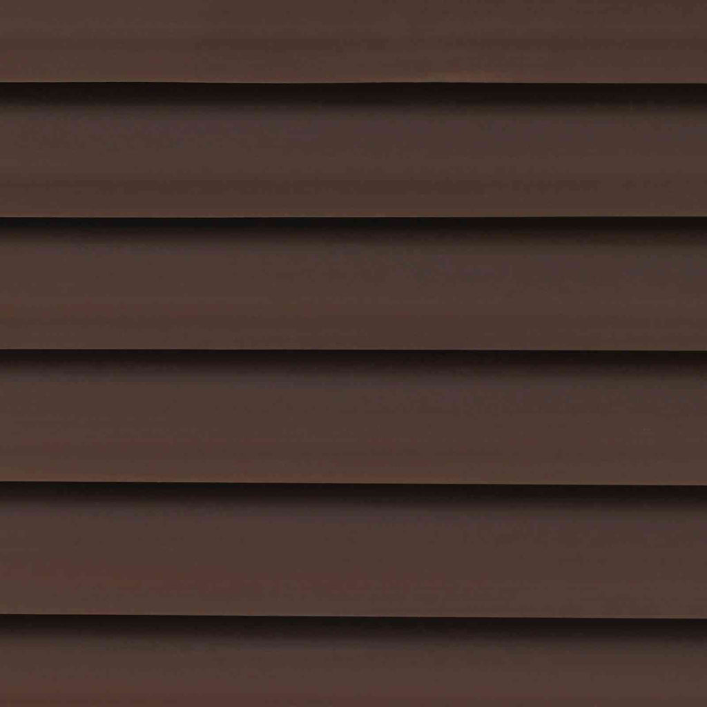 Jalousie Dunkelbraun mit Muster 150 x 150 cm 25 mm PVC