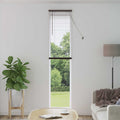 Jalousie Dunkelbraun mit Muster 213 x 60 cm 25 mm PVC