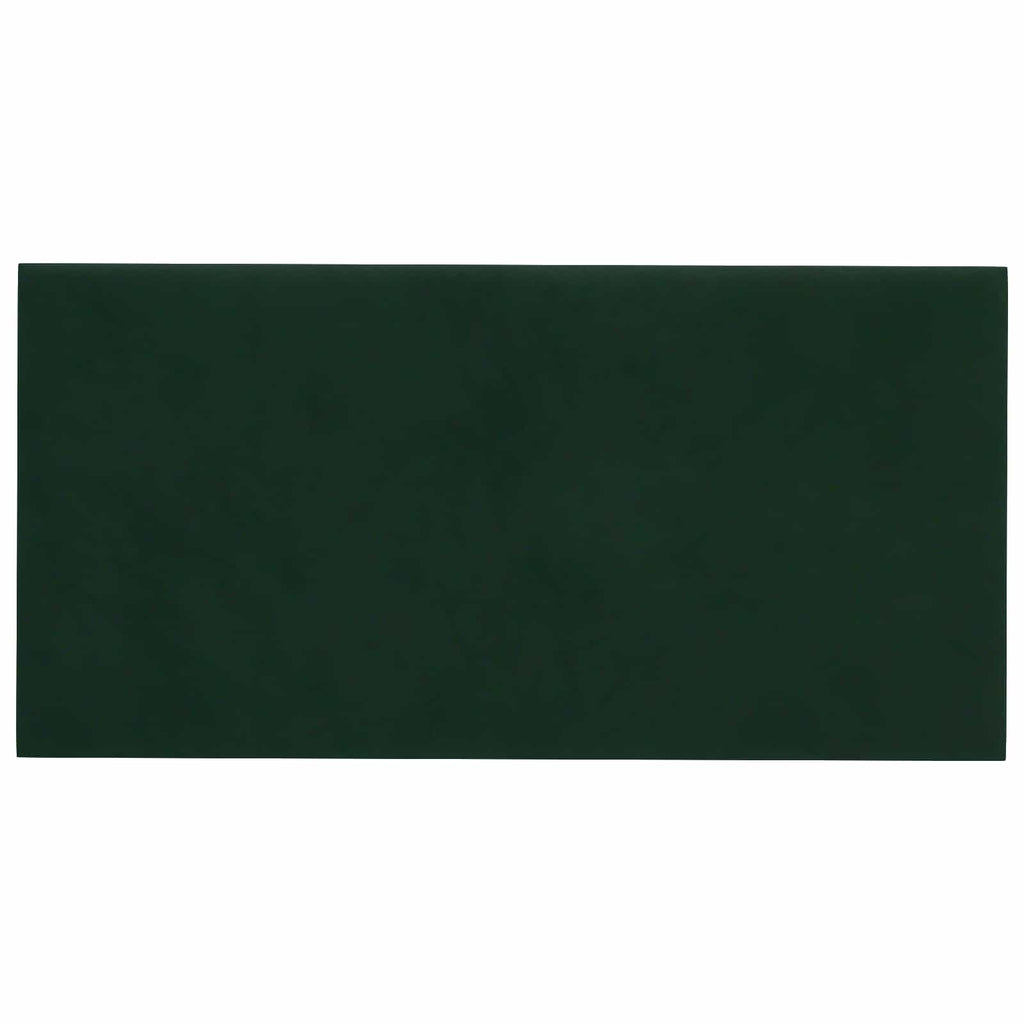 Wandkopfteilen 12 pcs Dunkelgrün Samt