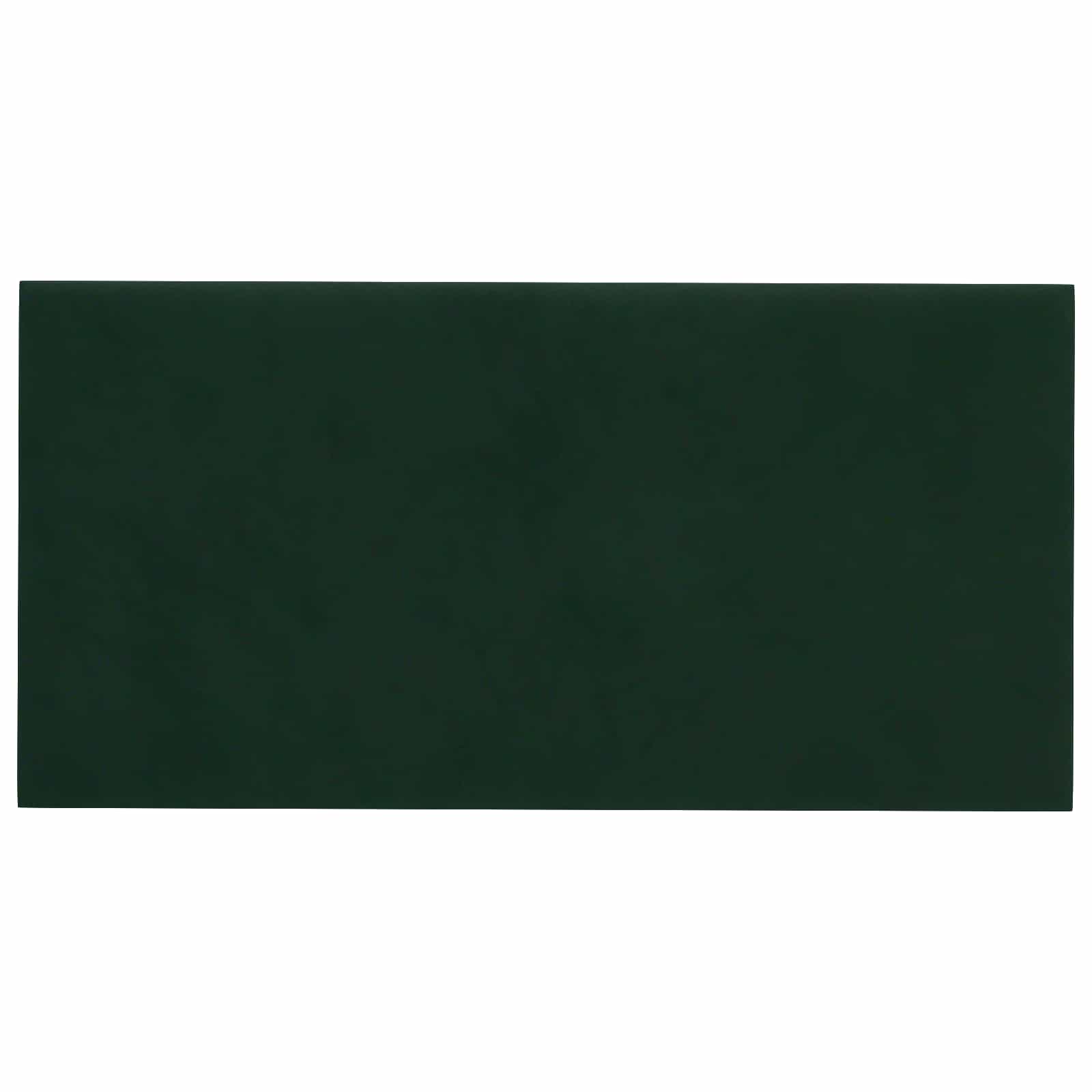 Wandkopfteilen 12 pcs Dunkelgrün Samt