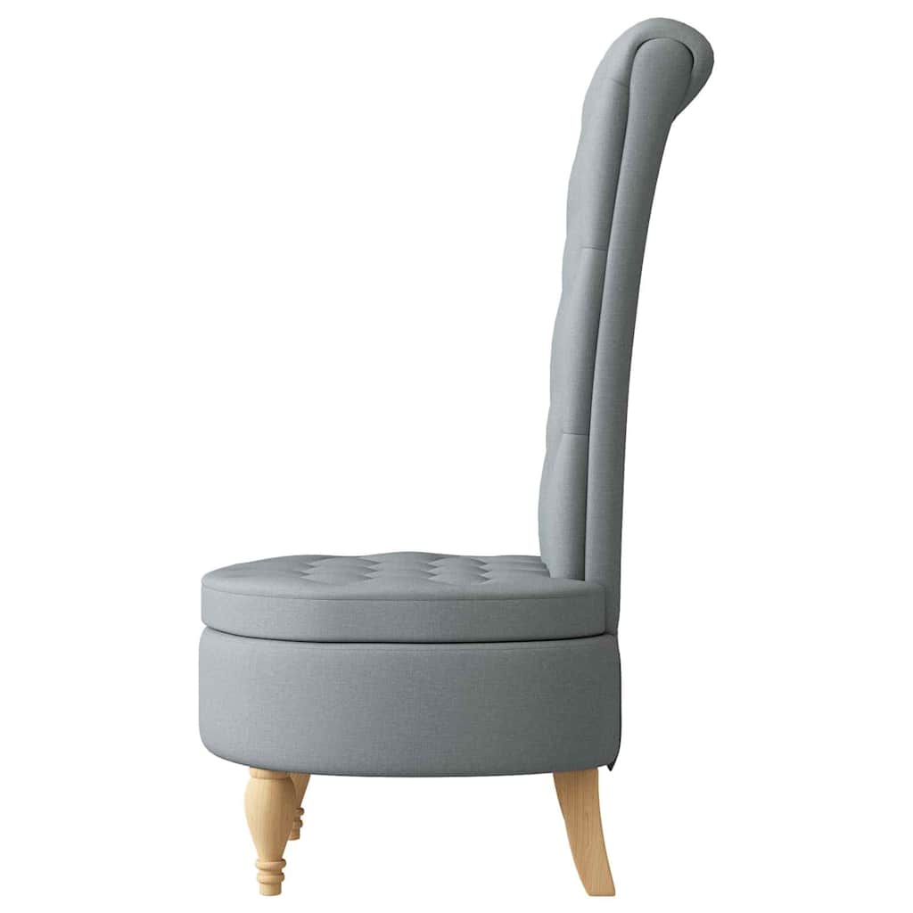 Schlafsessel Hellgrau 56,5 x 70 x 110 cm Stoff