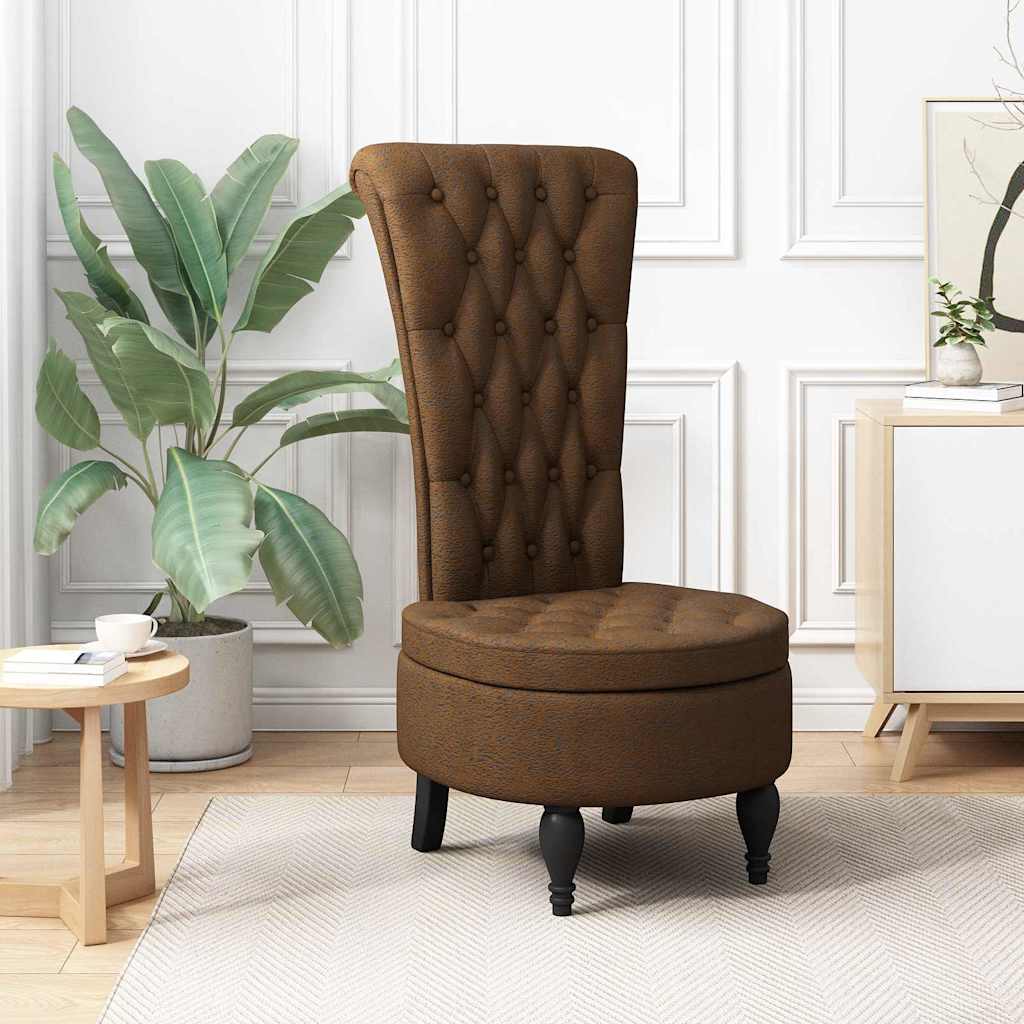 Schlafsessel Braun 56,5 x 70 x 110 cm Kunstwildleder