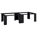 Waschmaschinen-Podest 2 pcs Schwarz 127 x 54,5 x 32,5 cm Stahl
