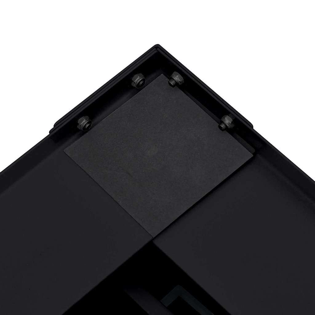 Waschmaschinen-Podest Schwarz 64 x 55 x 32,5 cm Stahl