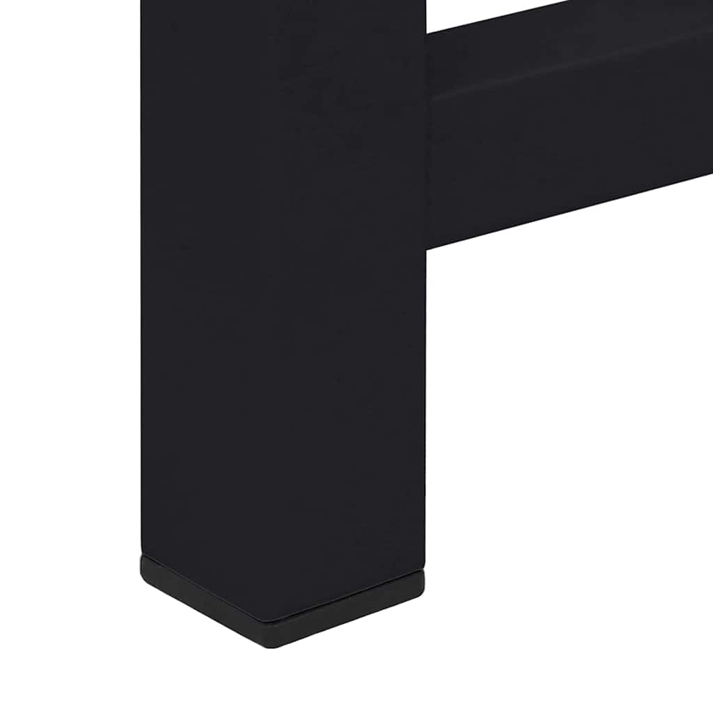 Waschmaschinen-Podest Schwarz 60 x 56 x 52 cm Stahl